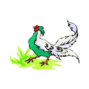 Chicken listed in birds decals.