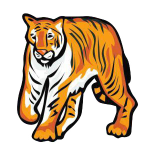 Tiger listed in cats decals.