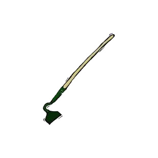 Hoe listed in agriculture decals.