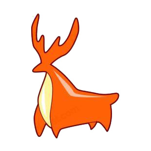 Deer silhouette listed in deer decals.