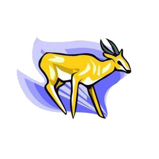 Gazelle listed in deer decals.