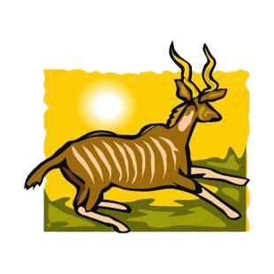 Gazelle listed in deer decals.