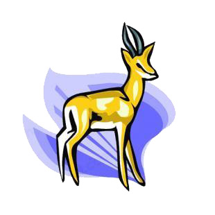 Gazelle listed in deer decals.