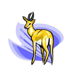 Gazelle listed in deer decals.