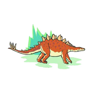 Stegosaurus listed in dinosaurs decals.