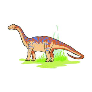 Apatosaurus listed in dinosaurs decals.