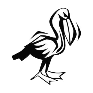 Pelican listed in birds decals.