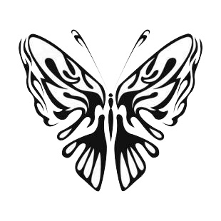 Butterfly listed in butterflies decals.