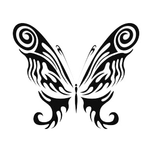 Butterfly listed in butterflies decals.