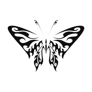 Butterfly listed in butterflies decals.