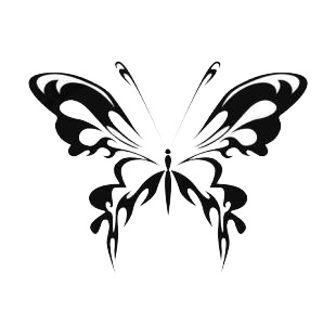 Butterfly listed in butterflies decals.