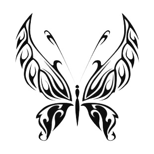 Butterfly listed in butterflies decals.