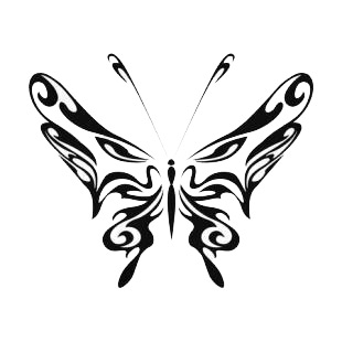 Butterfly listed in butterflies decals.