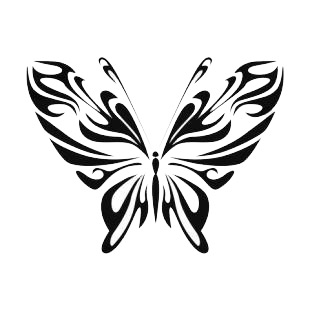 Butterfly listed in butterflies decals.