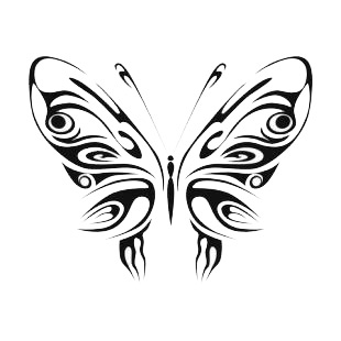 Butterfly listed in butterflies decals.