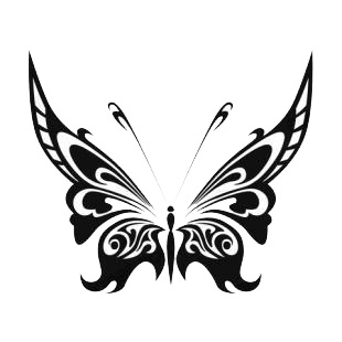 Butterfly listed in butterflies decals.