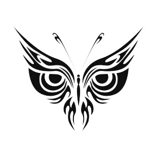 Butterfly listed in butterflies decals.
