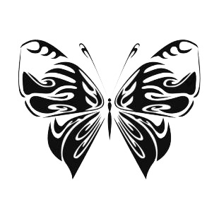 Butterfly listed in butterflies decals.