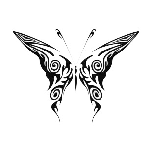 Butterfly listed in butterflies decals.