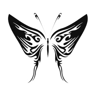 Butterfly listed in butterflies decals.