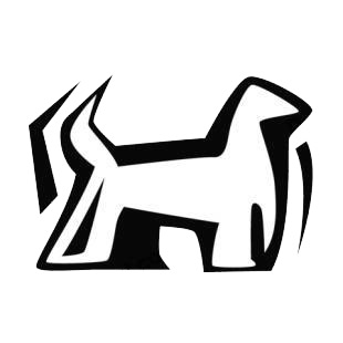 Dog listed in dogs decals.