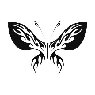 Butterfly listed in butterflies decals.