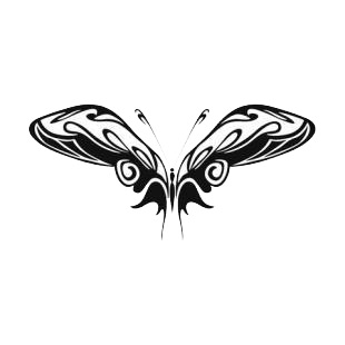 Butterfly listed in butterflies decals.