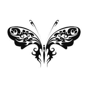 Butterfly listed in butterflies decals.