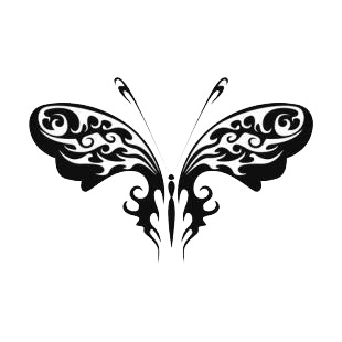 Butterfly listed in butterflies decals.