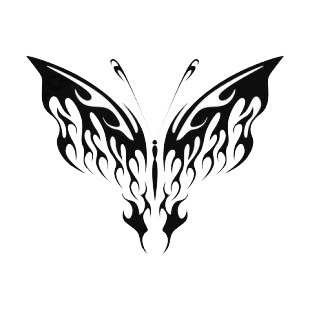 Butterfly listed in butterflies decals.