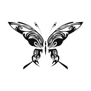 Butterfly listed in butterflies decals.
