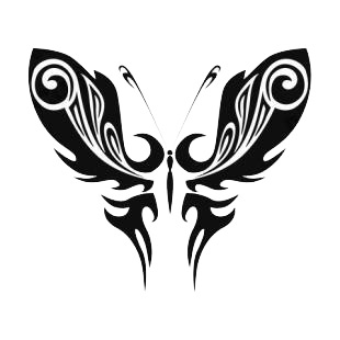 Butterfly listed in butterflies decals.