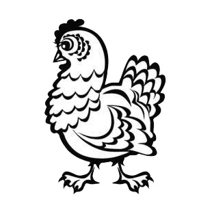Chicken listed in chickens decals.
