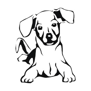 Beagle listed in dogs decals.