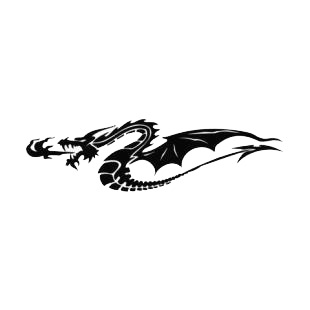 Dragon tattoo listed in dragons decals.