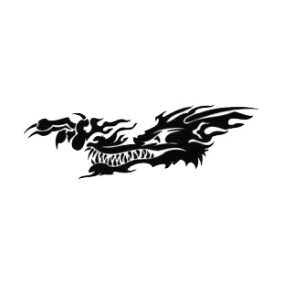 Dragon tattoo listed in dragons decals.