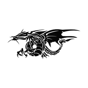 Dragon tattoo listed in dragons decals.