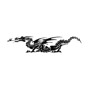 Dragon tattoo listed in dragons decals.