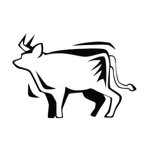 Bull listed in farm decals.