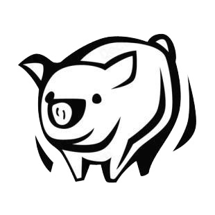 Pig listed in farm decals.