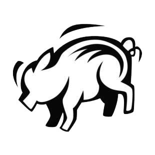 Pig listed in farm decals.