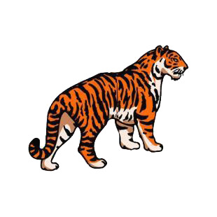 Tiger listed in cats decals.