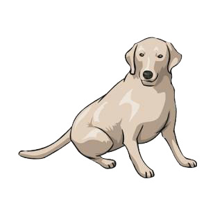Labrador listed in dogs decals.