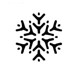 Snow flake christmas listed in snowflakes decals.