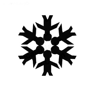 Snow flake christmas listed in snowflakes decals.