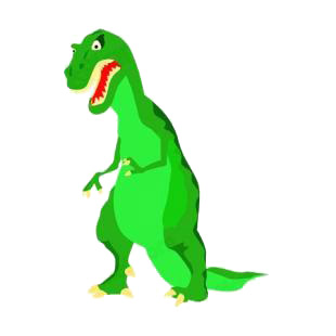 Angry tyrannosaurus rex listed in dinosaurs decals.