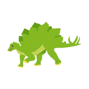 Stegosaurus listed in dinosaurs decals.