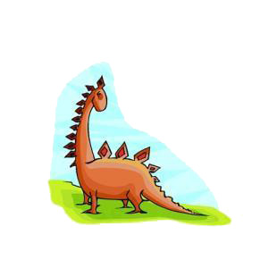 Stegosaurus listed in dinosaurs decals.