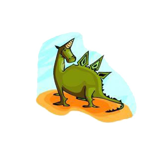 Stegosaurus listed in dinosaurs decals.