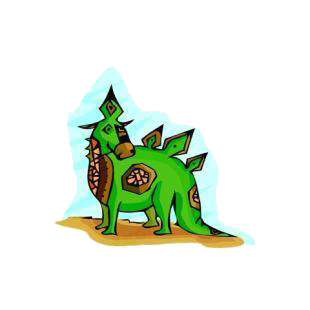 Stegosaurus listed in dinosaurs decals.